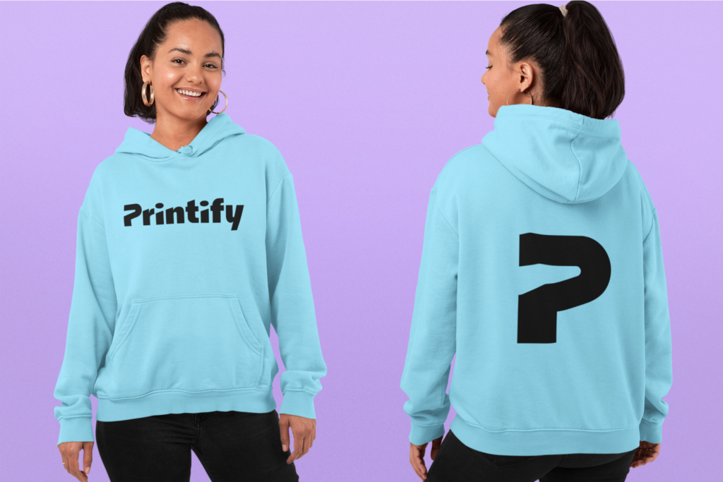 Hoodie logo placement guide Printify Resource Center 43